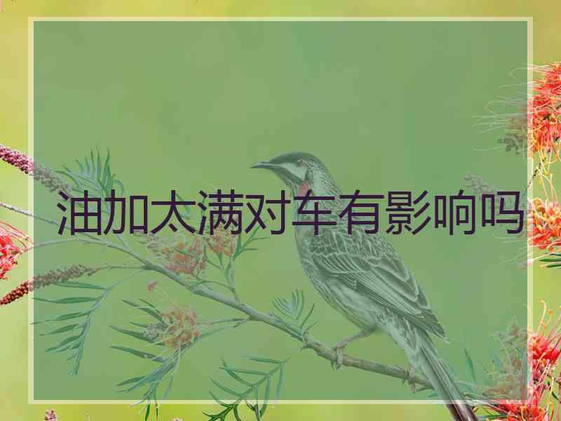 油加太满对车有影响吗