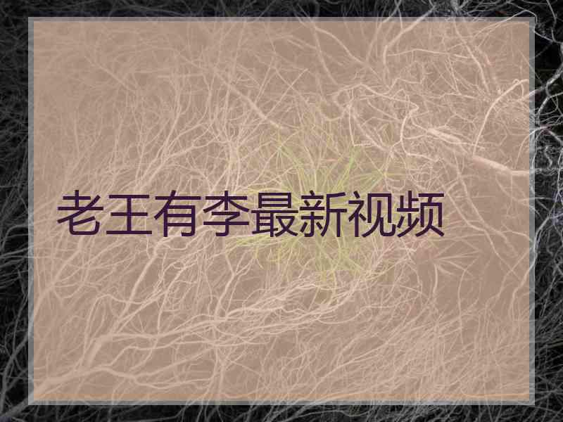 老王有李最新视频