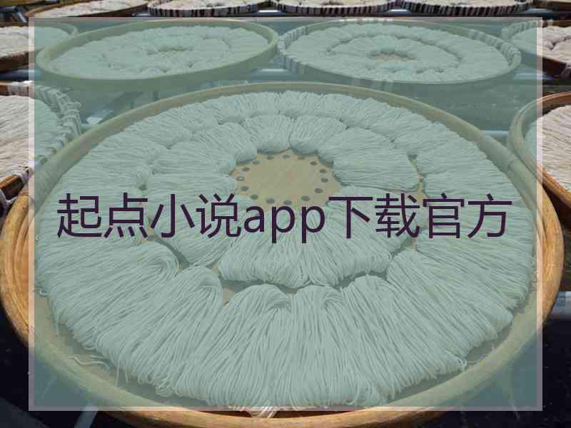 起点小说app下载官方