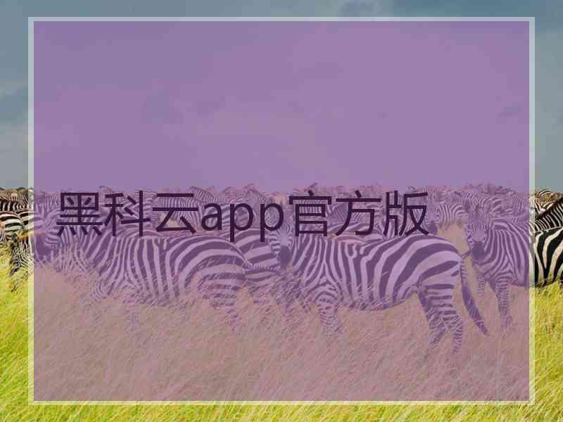 黑科云app官方版