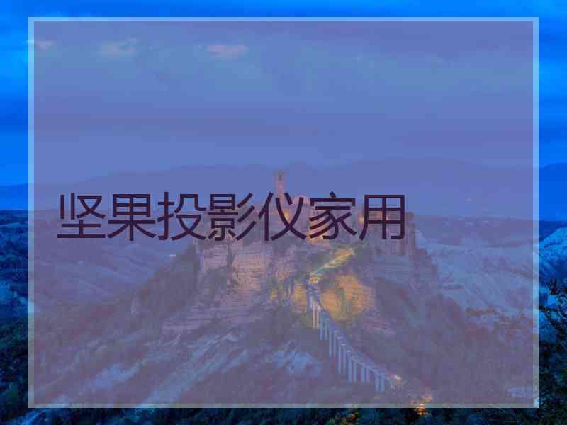 坚果投影仪家用