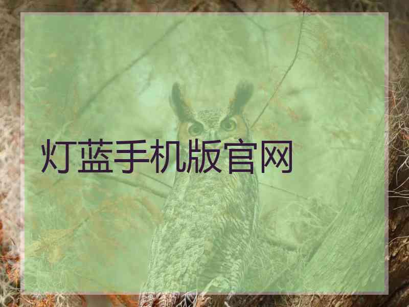 灯蓝手机版官网