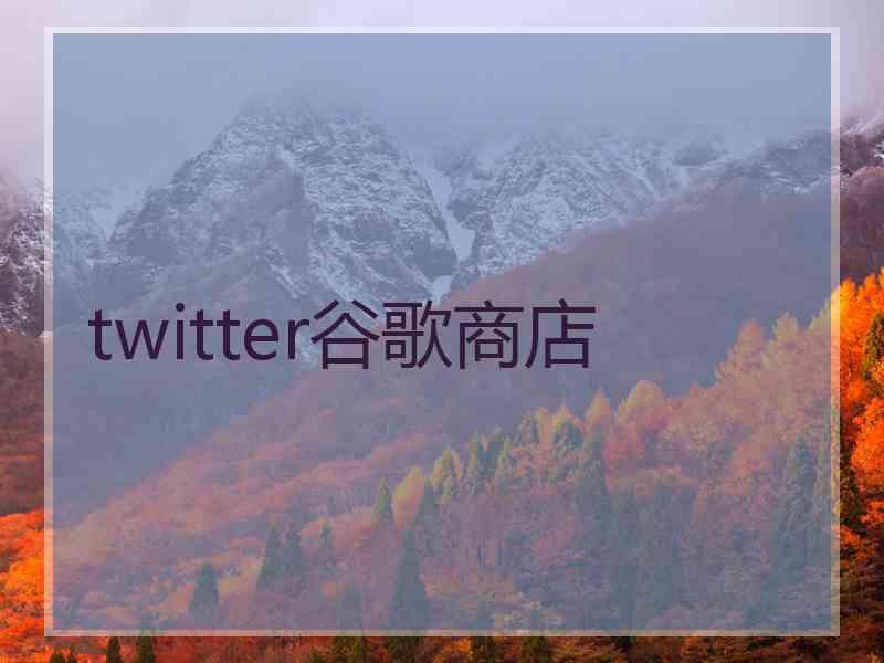 twitter谷歌商店