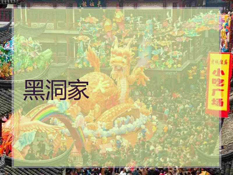 黑洞家