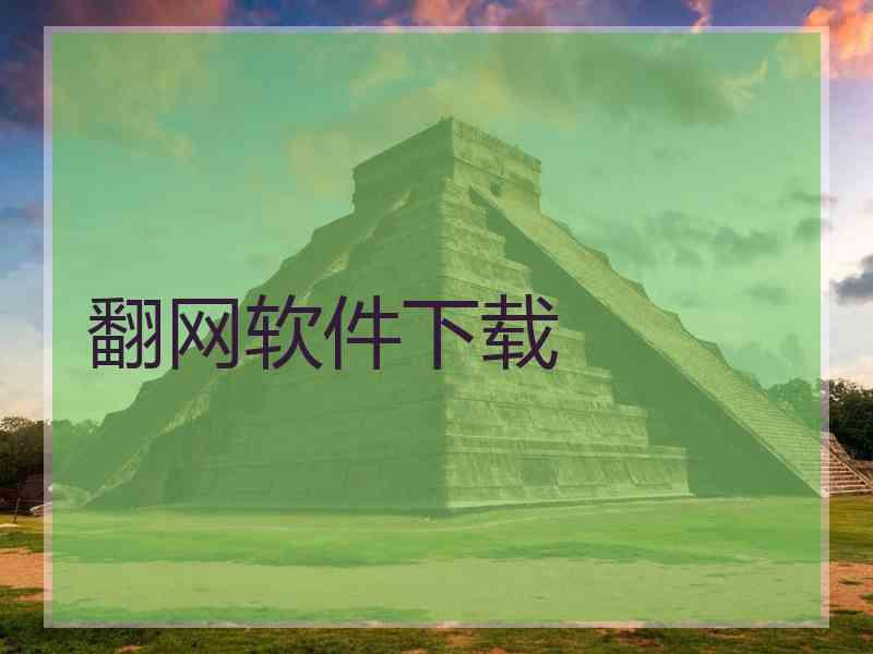 翻网软件下载