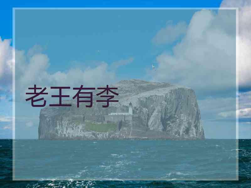 老王有李