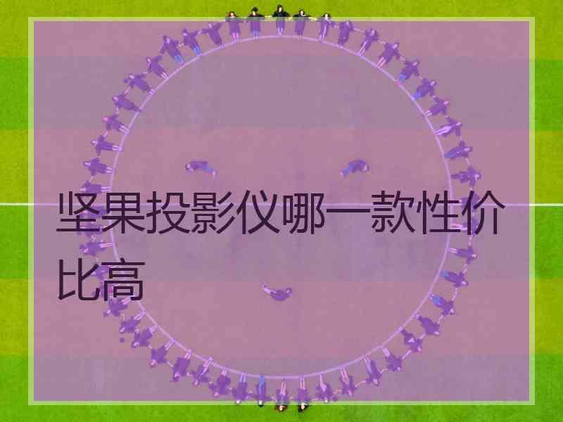 坚果投影仪哪一款性价比高
