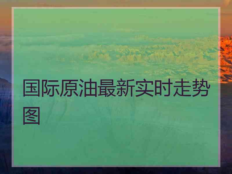 国际原油最新实时走势图