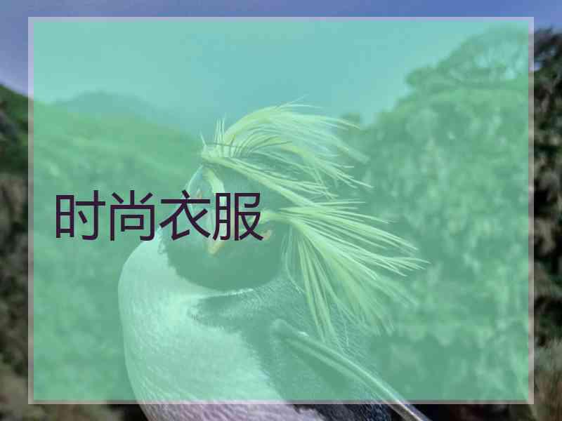 时尚衣服