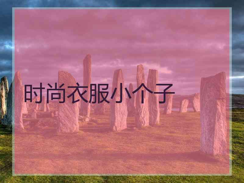 时尚衣服小个子