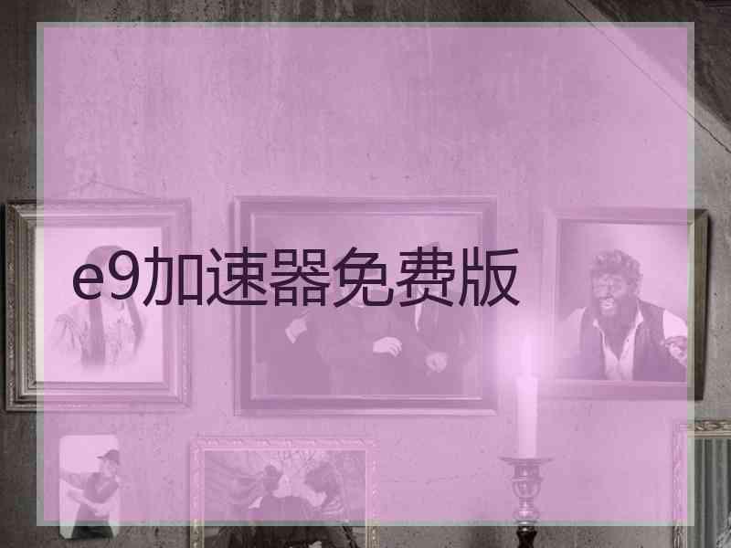 e9加速器免费版