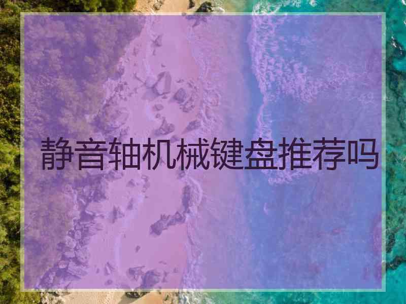 静音轴机械键盘推荐吗