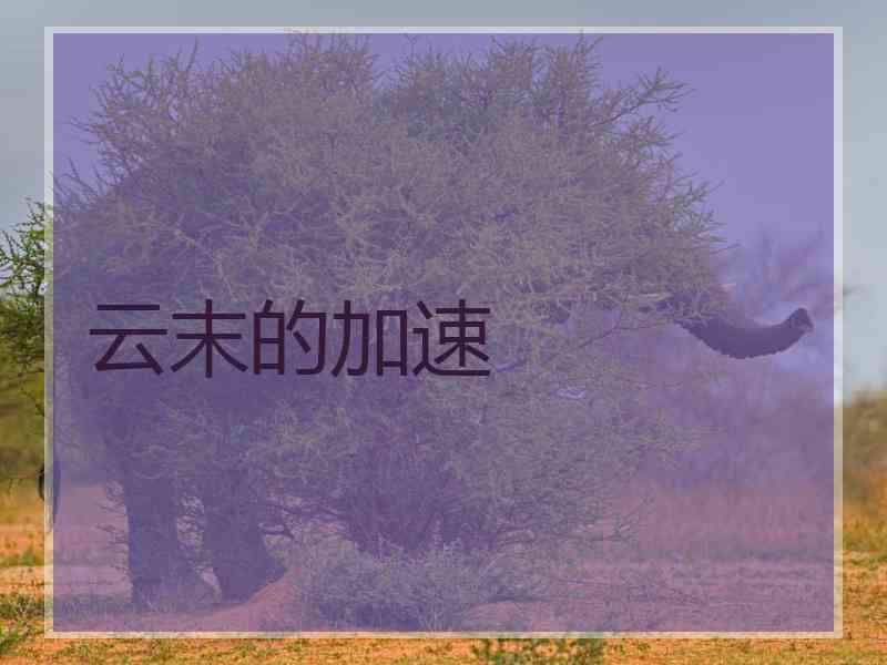 云末的加速