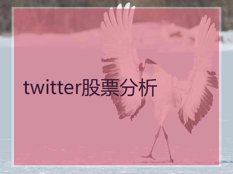 twitter股票分析